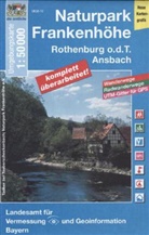 Landesam für Digitalisierung  Breitband u, LVA Bayern - Topographische Karten Bayern - Bl.17: Topographische Karte Bayern Naturpark Frankenhöhe