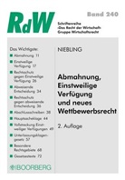 Jürgen Niebling - Abmahnung, Einstweilige Verfügung und neues Wettbewerbsrecht