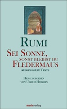Ulrich (Hrsg) Holbein, Dschalaloddin Rumi, Maulana Dschelaluddin Rumi, Galal-ad-Din Rumi, Maulan Rumi, Maulana Rumi... - Sei Sonne, sonst bleibst du Fledermaus