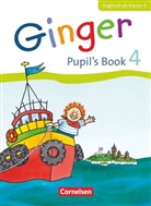 Birgit Hollbrügge, Kersti Caspari-Grote, Kerstin Caspari-Grote, Christel Simon, Claudia Neuber, In Grandt... - Ginger, Allgemeine Ausgabe, Neubearbeitung - 4: Ginger - Lehr- und Lernmaterial für den früh beginnenden Englischunterricht - Allgemeine Ausgabe - Neubearbeitung - 4. Schuljahr