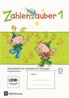 Angela Bezold, Bettina Betz, Bettin Betz, Bettina Betz, Angel Bezold, Angela Bezold... - Zahlenzauber, Ausgabe S, Bayern: Zahlenzauber - Mathematik für Grundschulen - Ausgabe Bayern 2014 - 1. Jahrgangsstufe