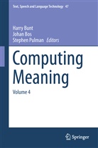 Joha Bos, Johan Bos, Harry Bunt, Stephen Pulman - Computing Meaning. Vol.4