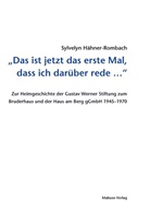 Sylvelyn Hähner-Rombach - Das ist jetzt das erste Mal, dass ich darüber rede ...