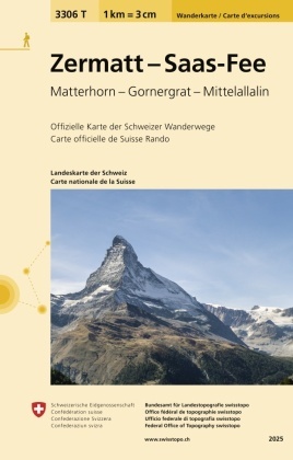 Bundesamt für Landestopografie swisstopo, Bundesam für Landestopografie swisstopo, Bundesamt für Landestopografie swisstopo - Landeskarte der Schweiz: Zermatt - Saas-Fee - Matterhorn - Gornergrat - Mittelallalin