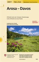 Bundesamt für Landestopografie swisstopo, Bundesam für Landestopografie swisstopo, Bundesamt für Landestopografie swisstopo - Landeskarte der Schweiz: Arosa - Davos