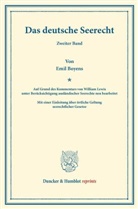 Emil Boyens, Willia Lewis, William Lewis - Das deutsche Seerecht. Bd.2