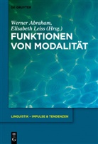 Werne Abraham, Werner Abraham, Leiss, Leiss, Elisabeth Leiss - Funktionen von Modalität
