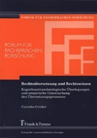 Cornelia Griebel - Rechtsübersetzung und Rechtswissen
