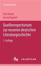 Paul Raabe, Georg Ruppelt - Quellenrepertorium zur neueren deutschen Literaturgeschichte
