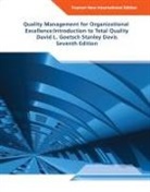 Stanley Davis, David Goetsch, David L. Goetsch - Quality Management for Organizational Excellence: Introduction to Total Quality