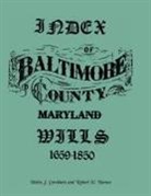 Robert Barnes, Bettie S. Carothers - Index of Baltimore County Wills, 1659-1850