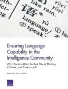 Beth J. Asch, John D. Winkler - Ensuring Language Capability in the Intelligence Community