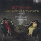 Ludwig van Beethoven - Cello Sonatas & Variations - complete, 2 Audio-CDs (Audiolibro)