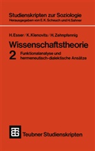 Hartmut Esser, Klenovits, K Klenovits, K. Klenovits, Klaus Klenovits, Zehnpfennig... - Wissenschaftstheorie 2. Tl.2