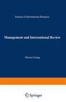 Mario Festing, Marion Festing - mir, Management International Review, Special Issue: Management and International Review