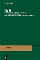 De Gruyter - IBR - Internationale Bibliographie der Rezensionen geistes- und sozialwissenschaftlicher Literatur - Volume 41, Pars 1: 2011, 3 Teile