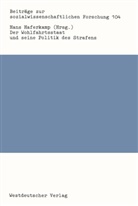 Han Haferkamp, Hans Haferkamp - Der Wohlfahrtsstaat und seine Politik des Strafens