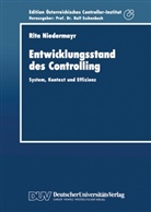 Rita Niedermayr - Entwicklungsstand des Controlling