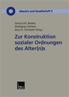 Gertrud M. Backes, Wolfgan Clemens, Wolfgang Clemens, Klaus R Schroeter, Klaus R Schroeter, Klaus R. Schroeter - Zur Konstruktion sozialer Ordnungen des Alter(n)s
