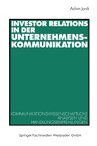 Achim Janik - Investor Relations in der Unternehmenskommunikation