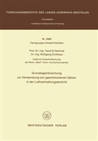 Tarek  el Gammal, Tarek ¿el¿ Gammal, Tarek ˜elœ Gammal, Tarek el Gammal, Tarek �el� Gammal - Grundlagenforschung zur Verwendung von geschmolzenen Salzen in der Luftreinhaltungstechnik