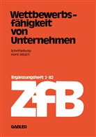 Horst Albach - Wettbewerbsfähigkeit von Unternehmen