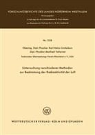 Karl-Heinz Lindackers - Untersuchung verschiedener Methoden zur Bestimmung der Radioaktivität der Luft