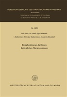 Egon Wetzels - Einzelfunktionen der Niere beim akuten Nierenversagen