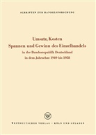 Seyffert Rudolf - Umsatz, Kosten, Spannen und Gewinn des Einzelhandels