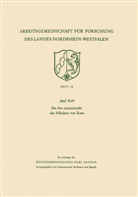 Josef Koch - Die Ars coniecturalis des Nikolaus von Kues