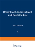 Fritz Machlup, Kenneth A Loparo, Öster Inst  f  Konjunkturforschung, Österr Inst f Konjunkturforschung, Kenneth A. Loparo, Österr. Inst. f. Konjunkturforschung - Börsenkredit, Industriekredit und Kapitalbildung