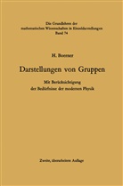 Hermann Boerner - Darstellungen von Gruppen