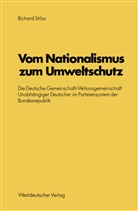 Richard St¿ss, Richard Stöss - Vom Nationalismus zum Umweltschutz
