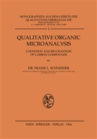 Frank Schneider - Qualitative Organic Microanalysis
