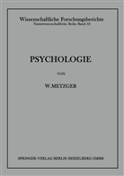 Wolfgang Metzger - Psychologie