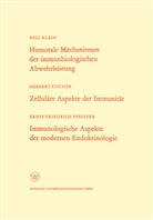 Paul Klein - Humorale Mechanismen der immunbiologischen Abwehrleistung. Zelluläre Aspekte der Immunität. Immunologische Aspekte der modernen Endokrinologie
