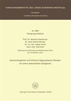 Gerhard Uhlenbruck - Immunologische und klinisch-diagnostische Studien an tumor-assoziierten Antigenen