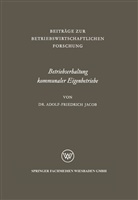 Adolf-Friedrich Jacob - Betriebserhaltung kommunaler Eigenbetriebe
