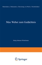 N König, Na König, Na Winkelmann - Max Weber zum Gedächtnis