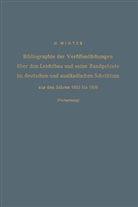 Hermann Winter - Bibliographie der Veröffentlichungen über den Leichtbau und seine Randgebiete im deutschen und ausländischen Schrifttum aus den Jahren 1955 bis 1959 / Bibliography of Publications on Light Weight Constructions and Related Fields in German and Foreign Lite
