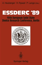 Anton Heuberger, Peter Lange, Heine Ryssel, Heiner Ryssel - ESSDERC '89