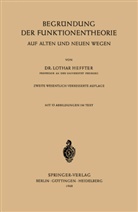 Lothar Heffter - Begründung der Funktionentheorie