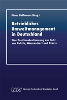 Klaus Bellmann - Betriebliches Umweltmanagement in Deutschland