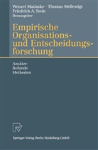 Wenzel Matiaske, Thoma Mellewigt, Thomas Mellewigt, Friedrich Stein - Empirische Organisations- und Entscheidungsforschung