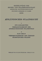 Otto Koellreutter, Walte Kaskel, Walter Kaskel, Eduard Kohlrausch, A Spiethoff, A. Spiethoff - Ausländisches Staatsrecht