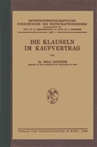 Wili Bouffier, Findeisen, Findeisen, F. Findeisen, Oberparleiter, K Oberparleiter... - Die Klauseln im Kaufvertrag