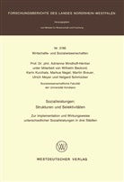 Adrienne Windhoff-Héritier - Sozialleistungen: Strukturen und Selektivitäten