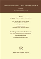 Heinz Eckhard Gallus - Gestaltungsrichtlinien zur Reduzierung von Schaufelschwingungsanregungen infolge instationärer Schaufeldruckverteilungen