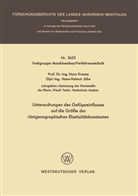 Hans Krause - Untersuchungen des Gefügeeinflusses auf die Größe der röntgenographischen Elastizitätskonstanten