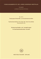 Horst Grundhöfer - Konsumverhalten und -einstellungen im familienstrukturellen Kontext